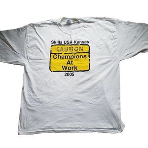 Vtg 2005 New VICA Skills USA‎ Kansas National Conference Shirt XXXL